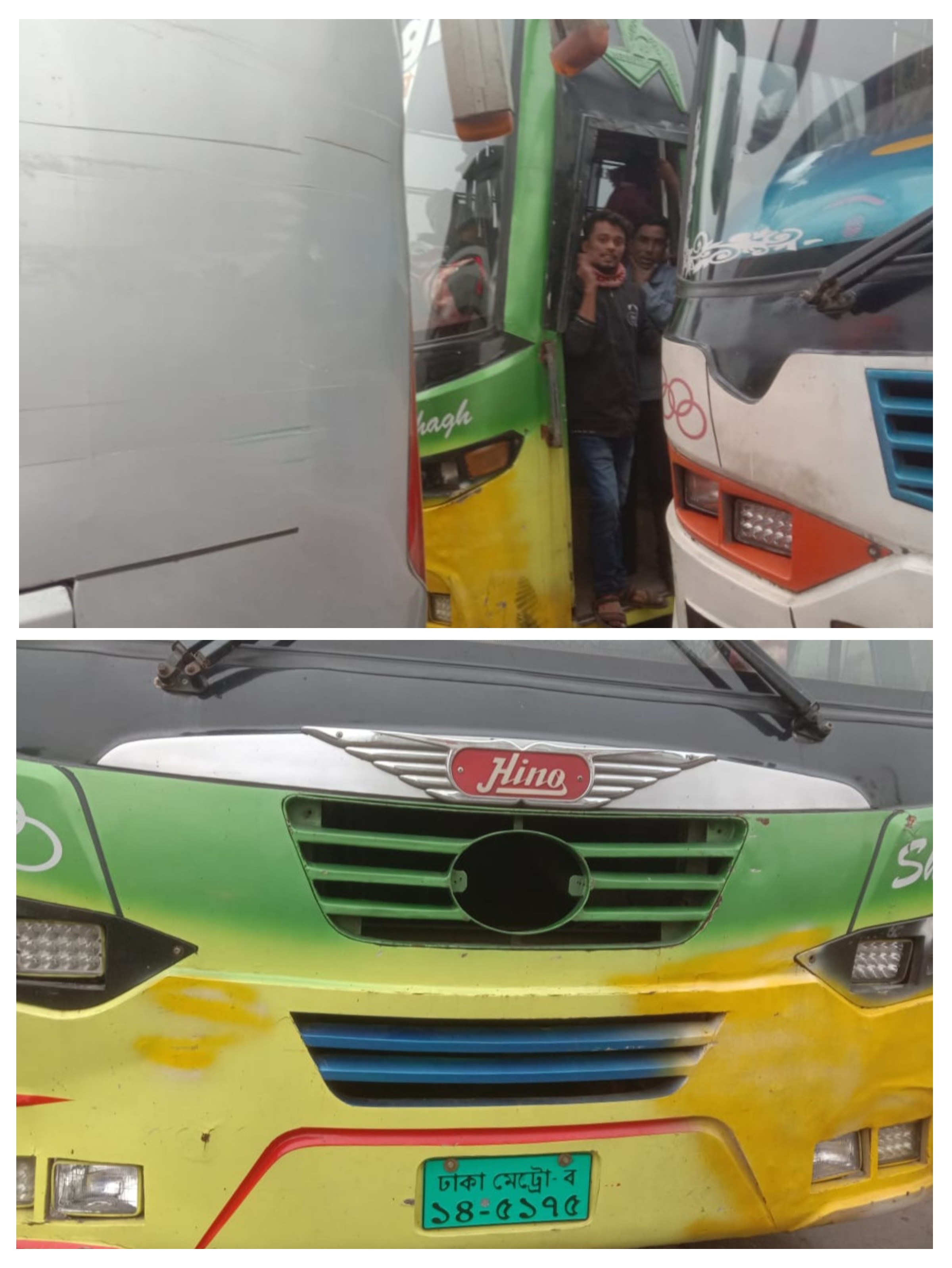 মহাসড়কে বাস যাত্রীদের দুর্ভোগ 