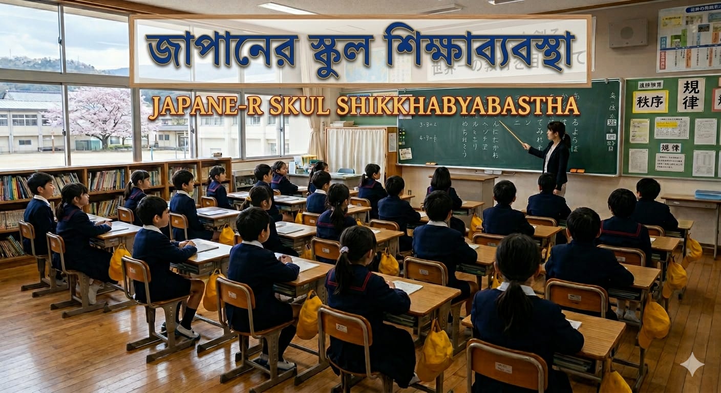 জাপানের স্কুল শিক্ষা ব্যবস্থা বিশ্বের অন্যতম সেরা ও সুশৃংখল একটি মডেল।
